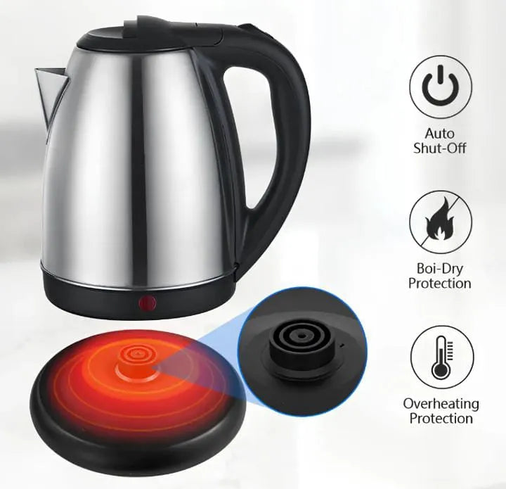 Fast-Boil Electric Kettle – 2L Large Capacity